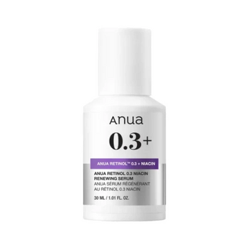 ANUA – Retinol 0.3 Niacin Renewing Serum 30 ml – Obnovující sérum s retinolem a 5 % niacinamidu