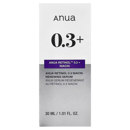 ANUA – Retinol 0.3 Niacin Renewing Serum 30 ml – Obnovující sérum s retinolem a 5 % niacinamidu