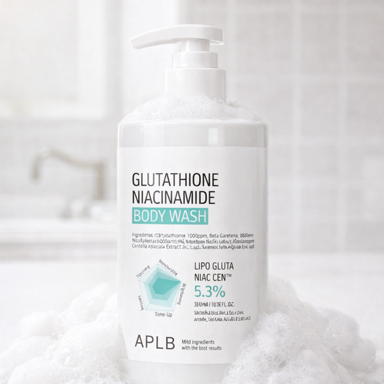 APLB – Glutathione Niacinamide Body Wash 300 ml – Rozjasňující a zklidňující sprchový gel