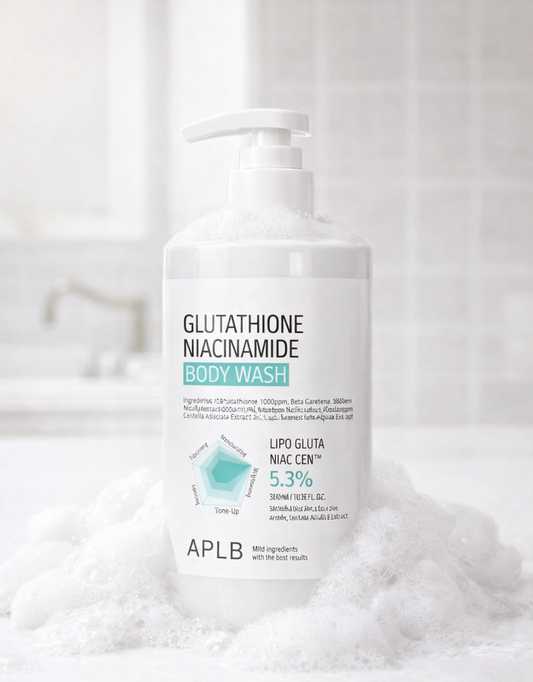 APLB – Glutathione Niacinamide Body Wash 300 ml – Rozjasňující a zklidňující sprchový gel