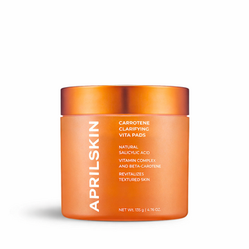 APRILSKIN – Carrotene Clarifying Vita Pads 60 pads – Exfoliační tonerové tamponky s karotenem