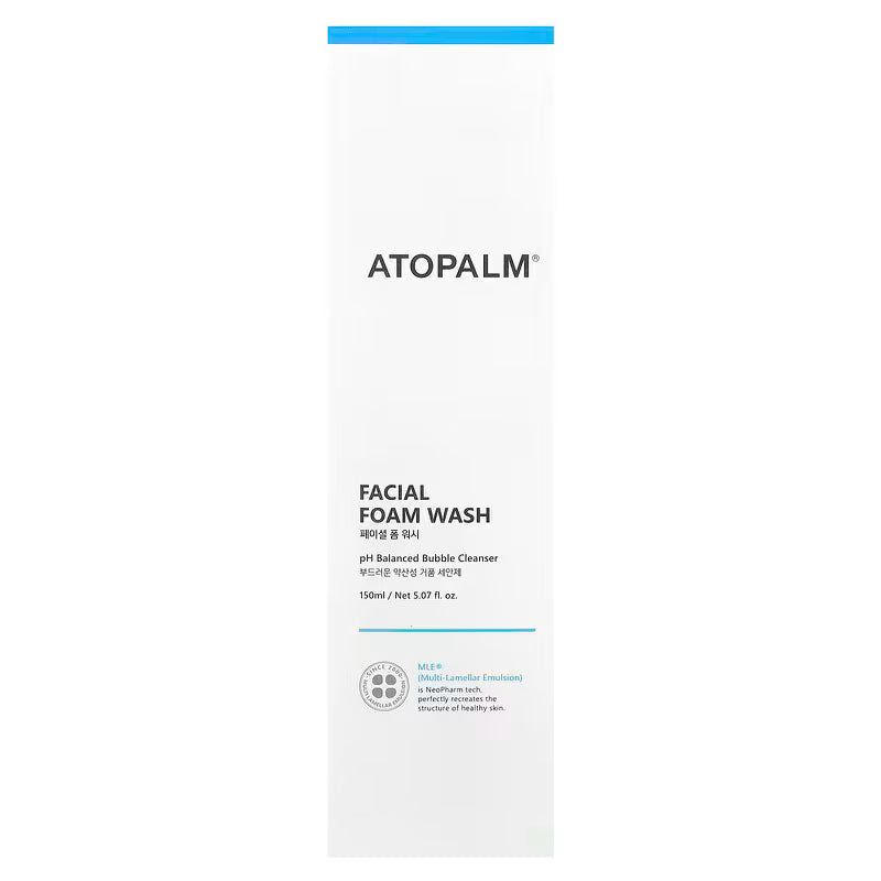 ATOPALM – Facial Foam Wash 150 ml – Jemná mycí pěna na obličej pro citlivou pleť