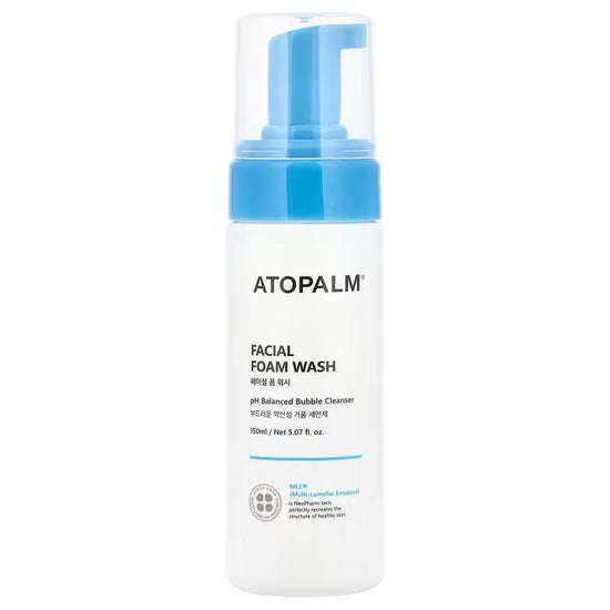ATOPALM – Facial Foam Wash 150 ml – Jemná mycí pěna na obličej pro citlivou pleť