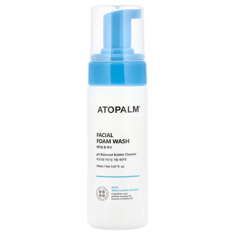 ATOPALM – Facial Foam Wash 150 ml – Jemná mycí pěna na obličej pro citlivou pleť