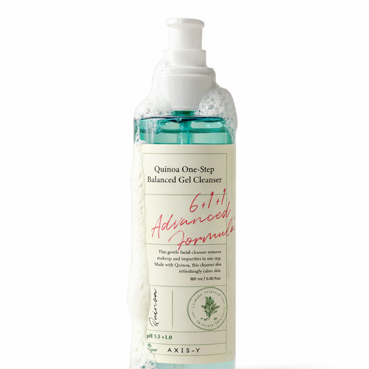 AXIS-Y – Quinoa One Step Balanced Gel Cleanser 180 ml – Jemný čisticí gel s quinoa extraktem