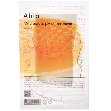 ABIB – Mild Acidic pH Sheet Mask Honey Fit 30 ml – Vyživující plátýnková maska s medem
