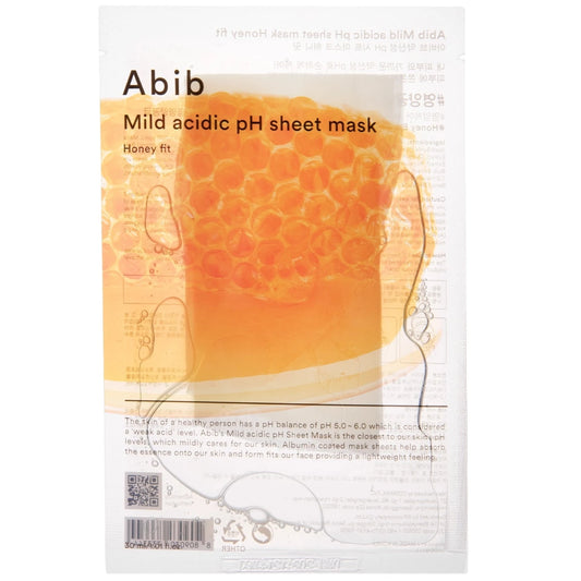 ABIB – Mild Acidic pH Sheet Mask Honey Fit 30 ml – Vyživující plátýnková maska s medem