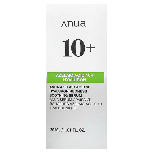 ANUA – Azelaic Acid 10 Hyaluron Redness Soothing Serum 30 ml – Sérum s 10 % kyselinou azelaovou