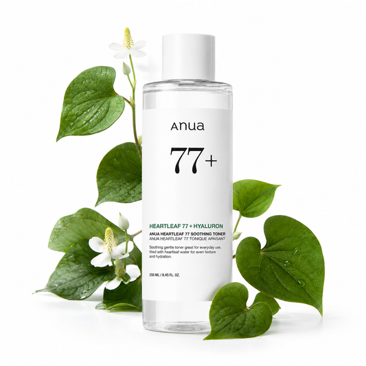 ANUA – Heartleaf 77 Soothing Toner 250 ml – Zklidňující toner s houttuynií pro hydrataci a citlivou pleť