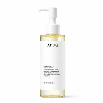 Anua – Heartleaf Pore Control Cleansing Oil 200 ml – Odličovací olej s houttuynií pro šetrné čištění pleti
