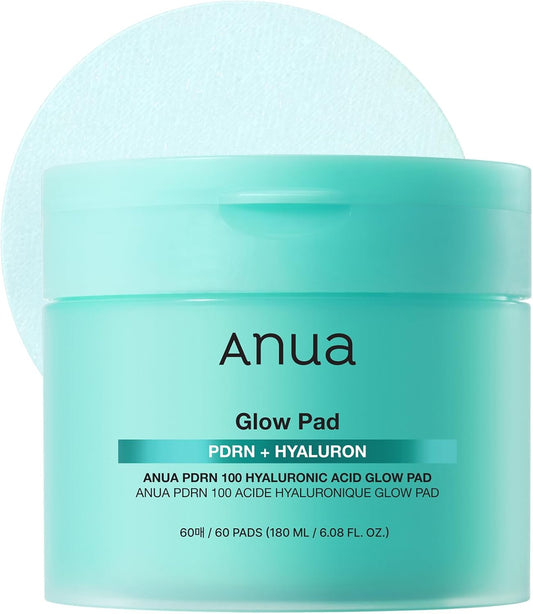 ANUA – PDRN 100 Hyaluronic Acid Glow Pad 60 ks – Hydratační tonerové polštářky s PDRN