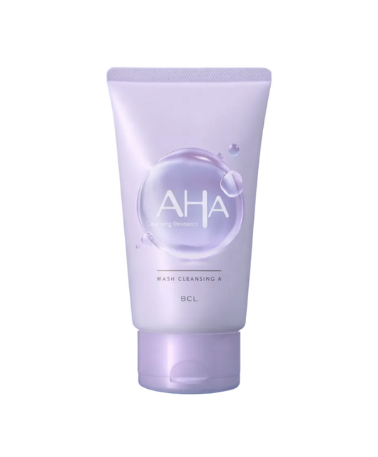 BCL AHA Cleansing Research Wash Cleansing A 120 g – Japonská čisticí pěna s AHA kyselinami a exfoliační péčí