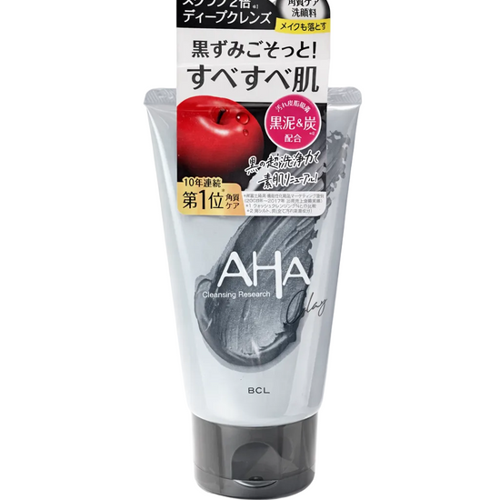 BCL - AHA Cleansing Research Wash Cleansing BLACK 120 g – Japonská čisticí pěna s AHA kyselinami a aktivním uhlím