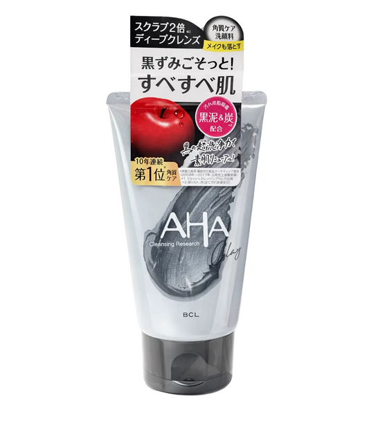 BCL - AHA Cleansing Research Wash Cleansing BLACK 120 g – Japonská čisticí pěna s AHA kyselinami a aktivním uhlím