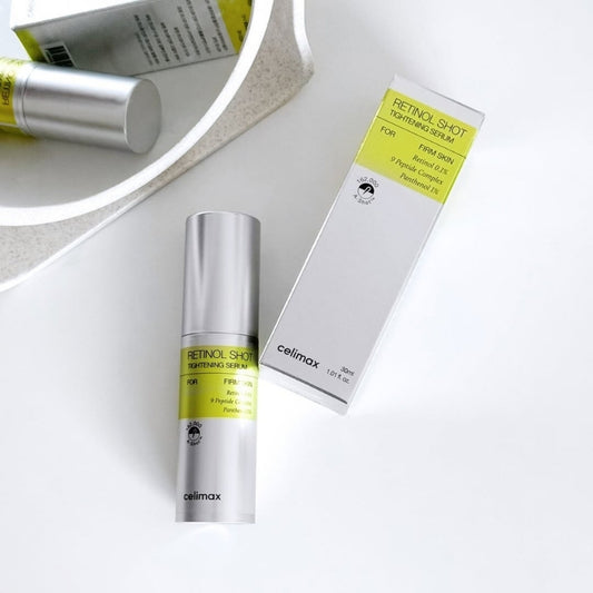 CELIMAX – The VITA-A Retinol Shot Tightening Serum 30 ml – pleťové sérum s retinolem a mikrojehličkami pro vyhlazení, pevnější vzhled a obnovu pleti
