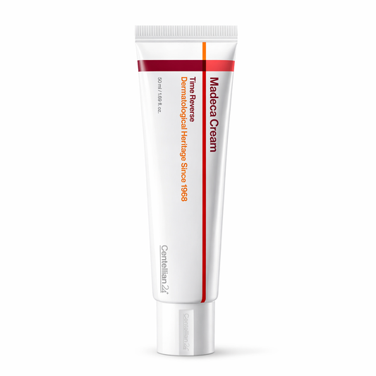 Centellian24 – Madeca Cream Time Reverse 50 ml – Regenerační anti-age krém s centellou a retinolem.
Centellian24 Madeca Cream Time Reverse je intenzivně regenerační pleťový krém zaměřený na obnovu pleti, zlepšení elasticity a redukci viditelných známek stárnutí. 