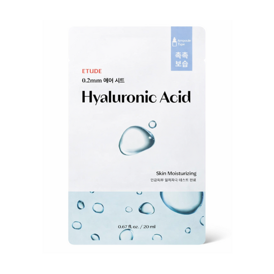 ETUDE HOUSE - 0.2 Air Mask Renewal Hyaluronic Acid 20 ml – Hydratační plátýnková maska s kyselinou hyaluronovou