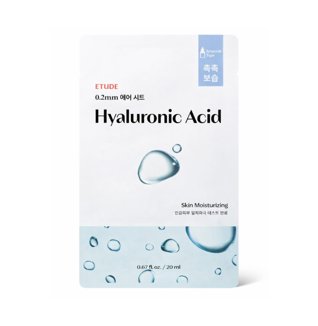 ETUDE HOUSE - 0.2 Air Mask Renewal Hyaluronic Acid 20 ml – Hydratační plátýnková maska s kyselinou hyaluronovou