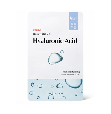 ETUDE HOUSE - 0.2 Air Mask Renewal Hyaluronic Acid 20 ml – Hydratační plátýnková maska s kyselinou hyaluronovou