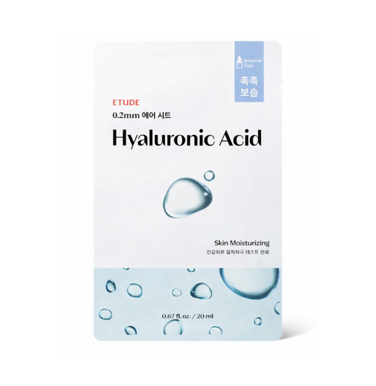 ETUDE HOUSE - 0.2 Air Mask Renewal Hyaluronic Acid 20 ml – Hydratační plátýnková maska s kyselinou hyaluronovou