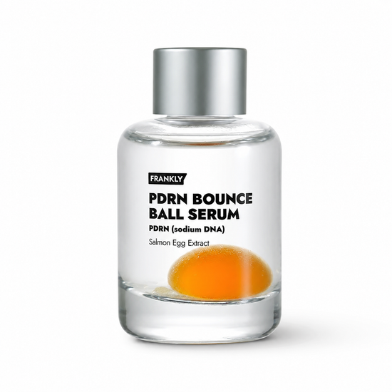 FRANKLY – PDRN Bounce Ball Serum 30 ml – Hydratační sérum s PDRN a niacinamidem pro pružnější a svěžejší vzhled pokožky 
