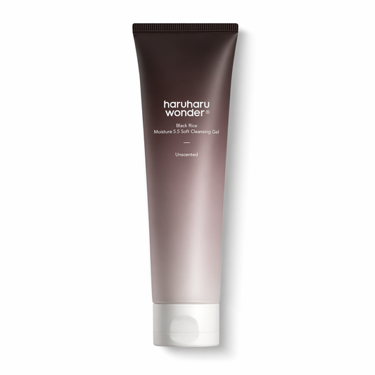 Haruharu Wonder – Black Rice Moisture 5.5 Soft Cleansing Gel 100 ml – Jemný čisticí gel na obličej s černou rýží a pH 5,5