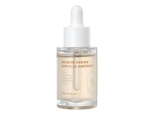 HEVEBLUE - Salmon Caring Centella Ampoule 30 ml – Regenerační a zklidňující sérum s centellou a PDRN