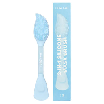 I DEW CARE – 2 In 1 Silicone Mask Brush 1 pc – Silikonový štětec 2v1 pro hygienické nanášení masek a jemné čištění