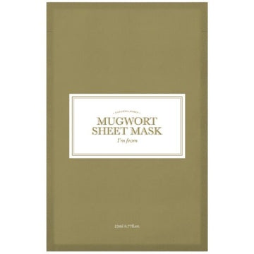 I’M FROM – Mugwort Sheet Mask 23 ml – Zklidňující plátýnková maska s pelyňkem