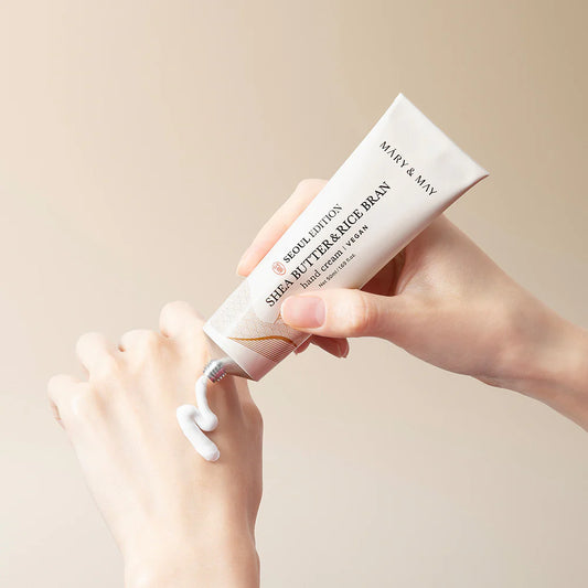 MARY&MAY - Shea Butter & Rice Bran Hand Cream 50 ml – Vyživující krém na ruce