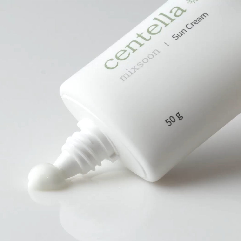 MIXSOON – Centella Sun Cream 50 g SPF 50+ a PA++++ – Lehký opalovací krém s centellou