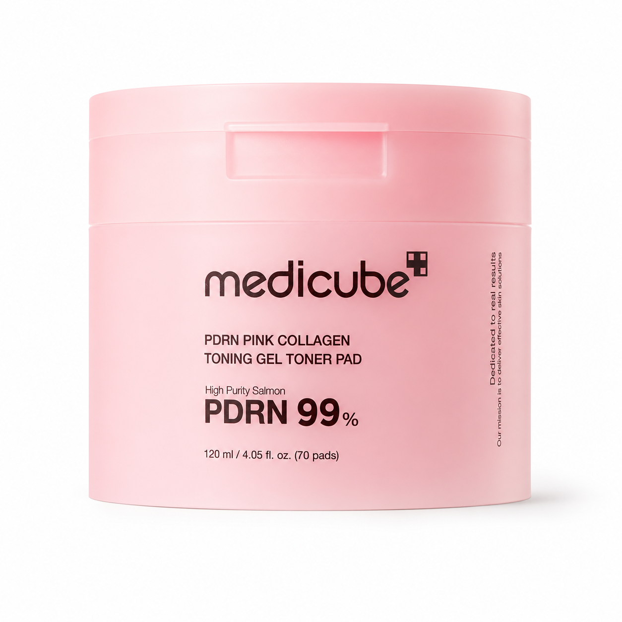 MEDICUBE – PDRN Pink Collagen Toning Gel Toner Pad 70 ks – Tonizační tamponky s PDRN a kolagenem