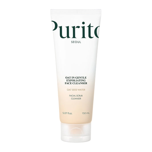 PURITO - Oat-in Gentle Exfoliating Cleanser 150 ml – Jemný čisticí gel/peeling s ovesným extraktem pro hebkou a zklidněnou pleť