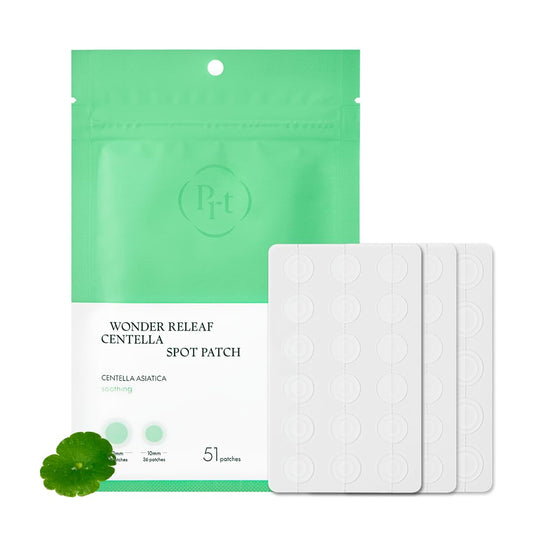 PURITO - Wonder Releaf Centella Spot Patch 51 ks – Hojivé náplasti na akné se zklidňující centellou