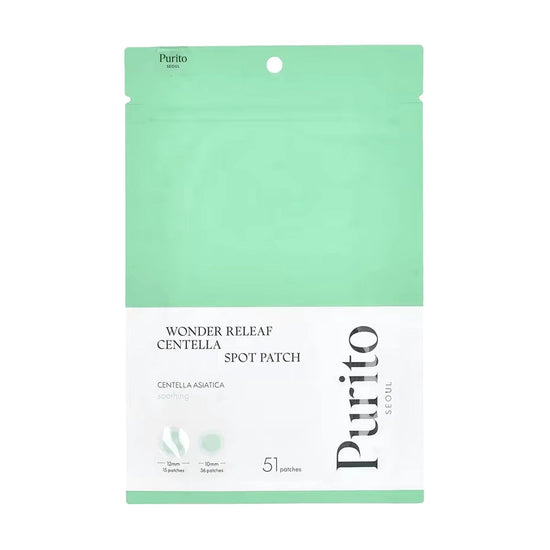 PURITO - Wonder Releaf Centella Spot Patch 51 ks – Hojivé náplasti na akné se zklidňující centellou