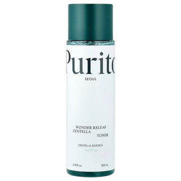 PURITO - Wonder Releaf Centella Toner 200 ml – Hydratační a zklidňující tonikum s centellou pro citlivou pleť