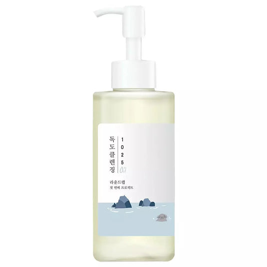 ROUND LAB – 1025 Dokdo Cleansing Oil 200 ml – Jemný odličovací olej pro dvoufázové čištění pleti a čisté póry