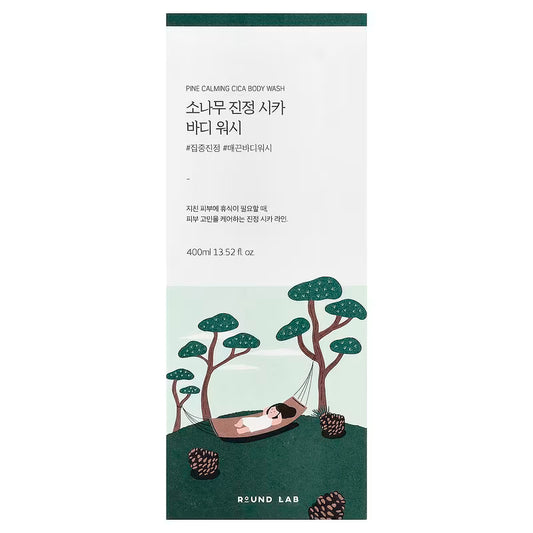 ROUND LAB – Pine Calming Cica Body Wash 400 ml – Sprchový gel pro zklidnění pokožky