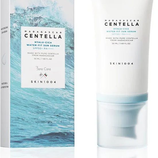KIN1004 – Madagascar Centella Hyalu-Cica Water-Fit Sun Serum 50 ml – Lehké SPF sérum/krém pro vysokou ochranu