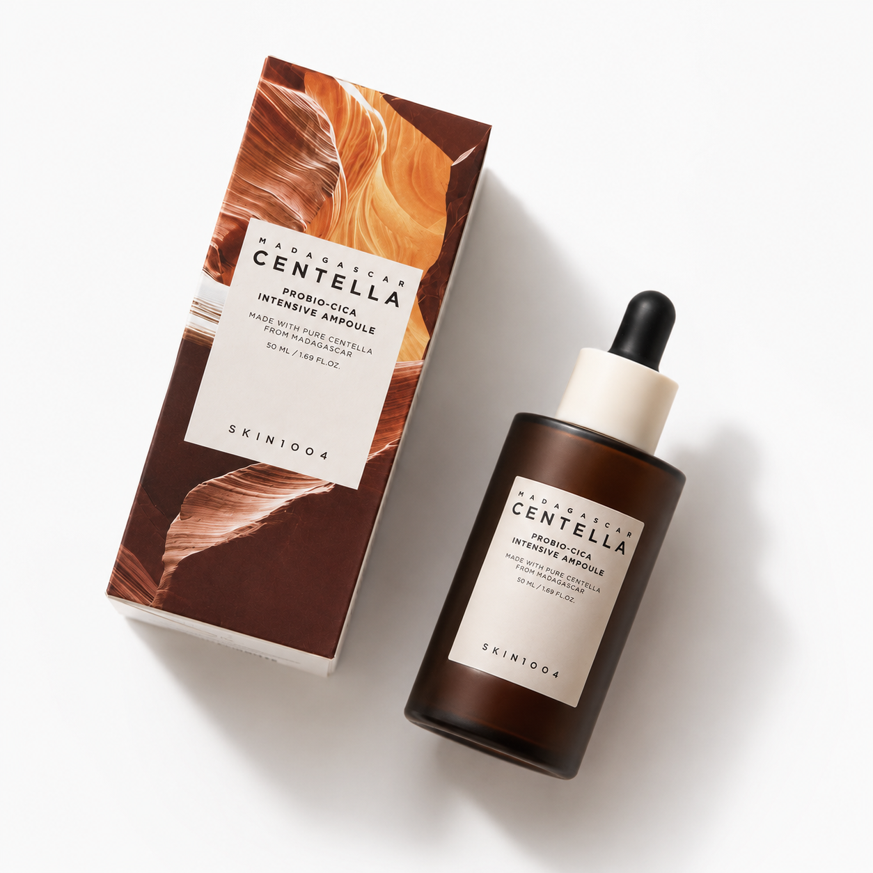 SKIN1004 – Madagascar Centella Probio-Cica Intensive Ampoule 50 ml – Zklidňující ampule s fermentovanou centellou a ceramidy