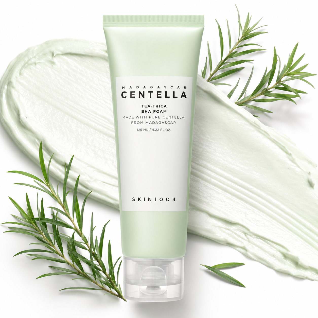 SKIN1004 – Madagascar Centella Tea-Trica BHA Foam 125 ml – Čisticí pěna s BHA, tea tree a centellou