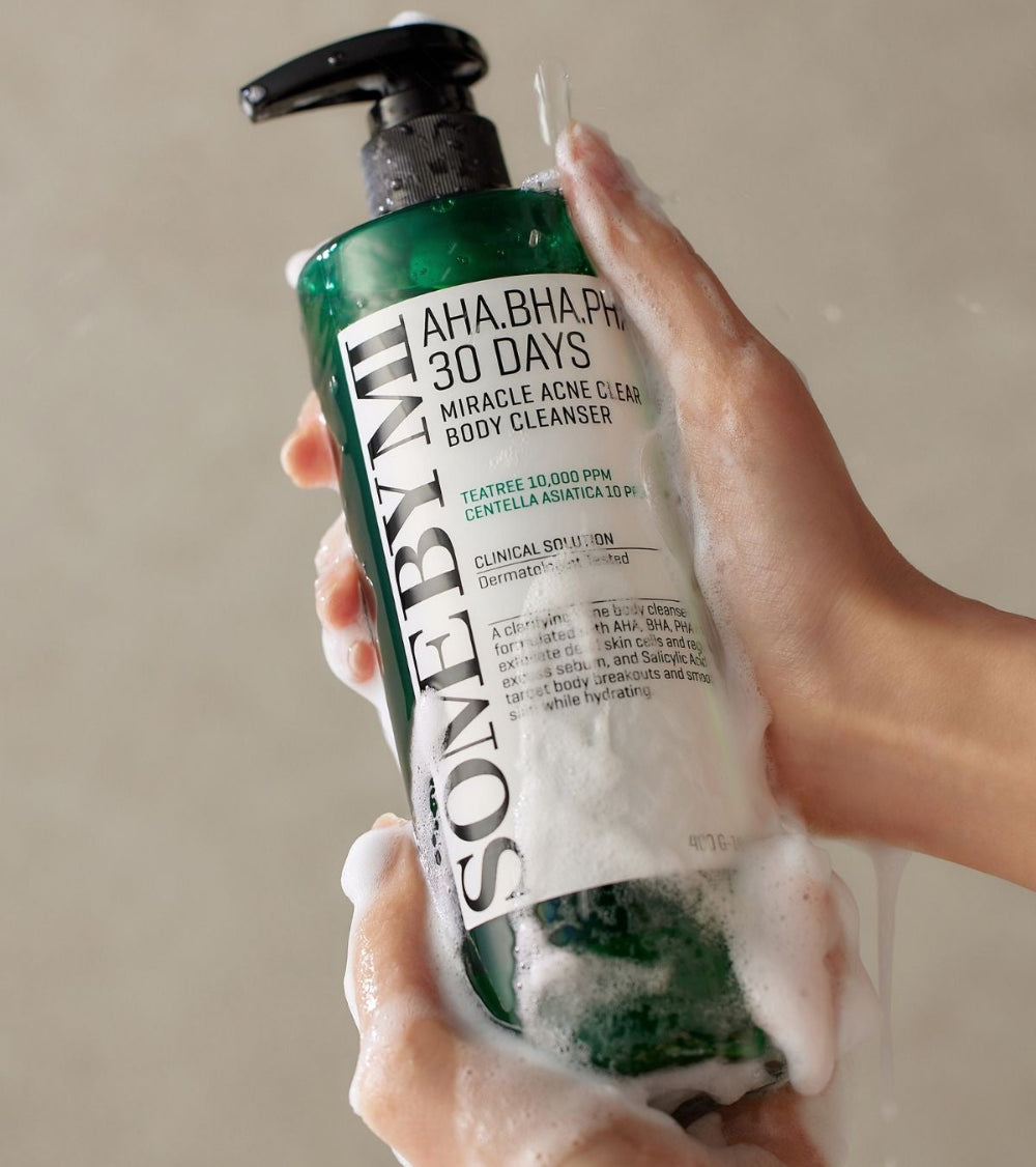 SOME BY MI – AHA, BHA, PHA 30 Days Miracle Acne Clear Body Cleanser – Čisticí gel na tělo pro mastnou pokožku a proti nedokonalostem