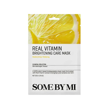 SOME BY MI - Real Vitamin Brightening Care Mask 20 g – Rozjasňující plátýnková maska s vitamínem C