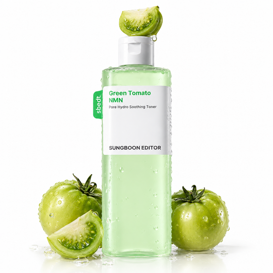 SUNGBOON EDITOR – Green Tomato NMN Pore Hydro Soothing Toner 350 g – Hydratační toner se zeleným rajčetem a niacinamidem