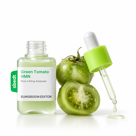 SUNGBOON EDITOR – Green Tomato NMN Pore Minimizing Ampoule 40 ml – Ampule na póry se zeleným rajčetem a NMN