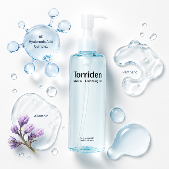 TORRIDEN – Dive-In Low Molecular Hyaluronic Acid Cleansing Oil 200 ml – Hydratační odličovací olej s 8 typy kyseliny hyaluronové
