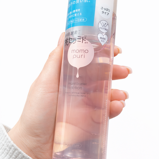 BCL Momopuri Moist Barrier Lotion – Regular 200 ml – Japonský hydratační lotion / toner pro posílení kožní bariéry