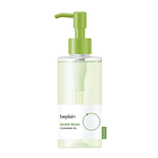 BEPLAIN - Mung Bean Cleansing Oil Jumbo 200 ml – Odličovací olej pro čisté póry a citlivou pleť