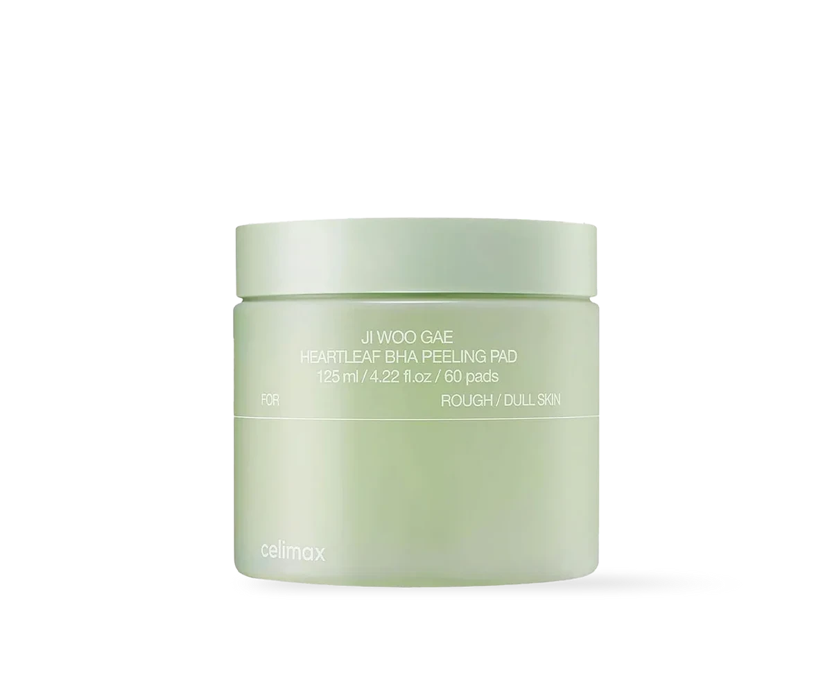 CELIMAX – Ji Woo Gae Heartleaf BHA Peeling Pad 125 ml – exfoliační tamponky s BHA pro čisté póry a zklidnění pleti
