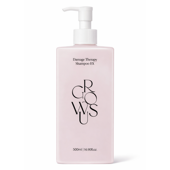 GROWUS – Damage Therapy Shampoo EX 500 ml – Regenerační šampon pro poškozené vlasy